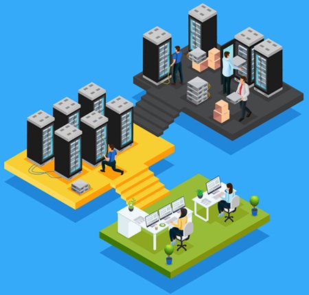 Tim developer Zathsoft sedang mengembangkan Managed IT Local Support