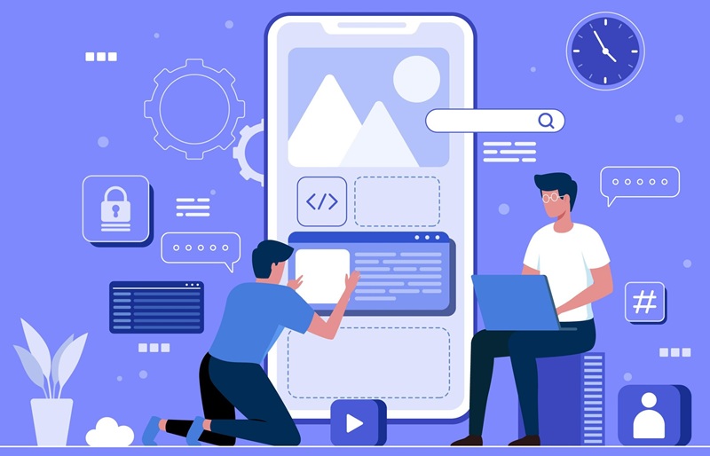 Tim developer Zathsoft sedang mengembangkan Mobile App