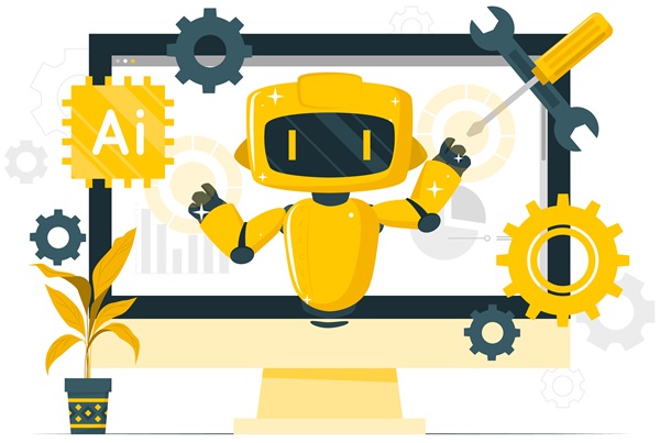 Tim developer Zathsoft sedang mengembangkan AI Software